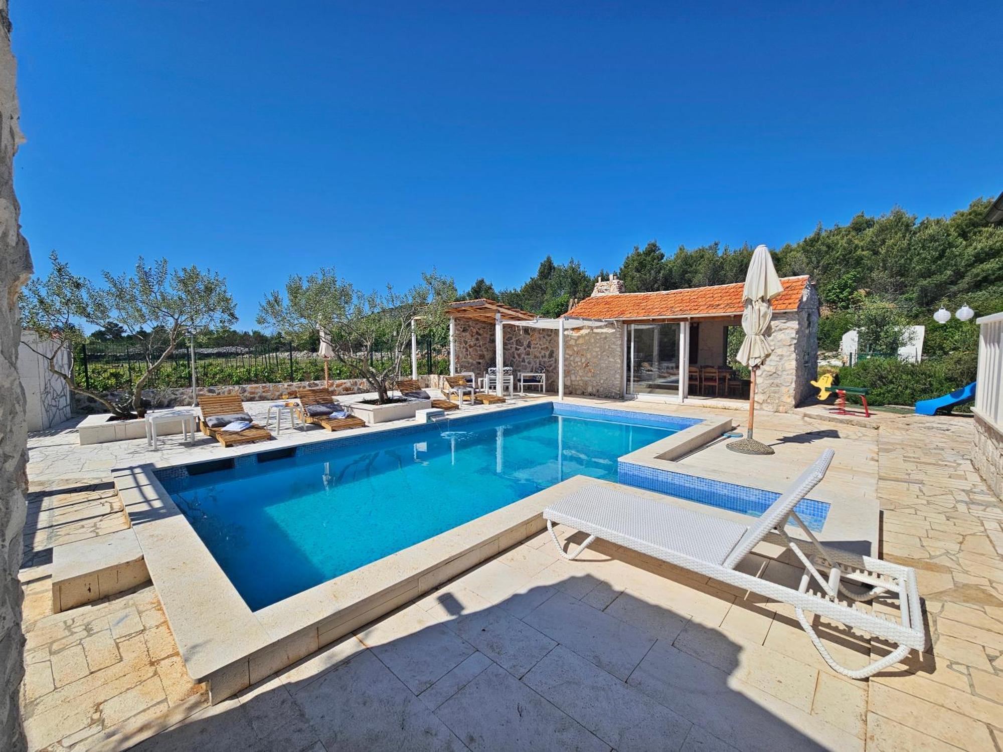Flamingo - House With Private Pool Villa Gornji Seget Buitenkant foto