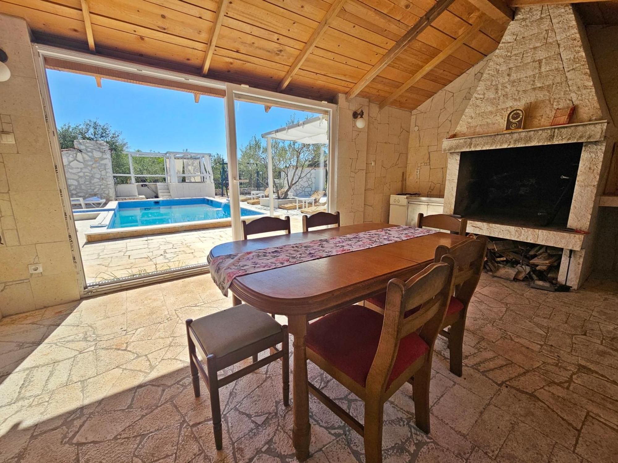 Flamingo - House With Private Pool Villa Gornji Seget Buitenkant foto
