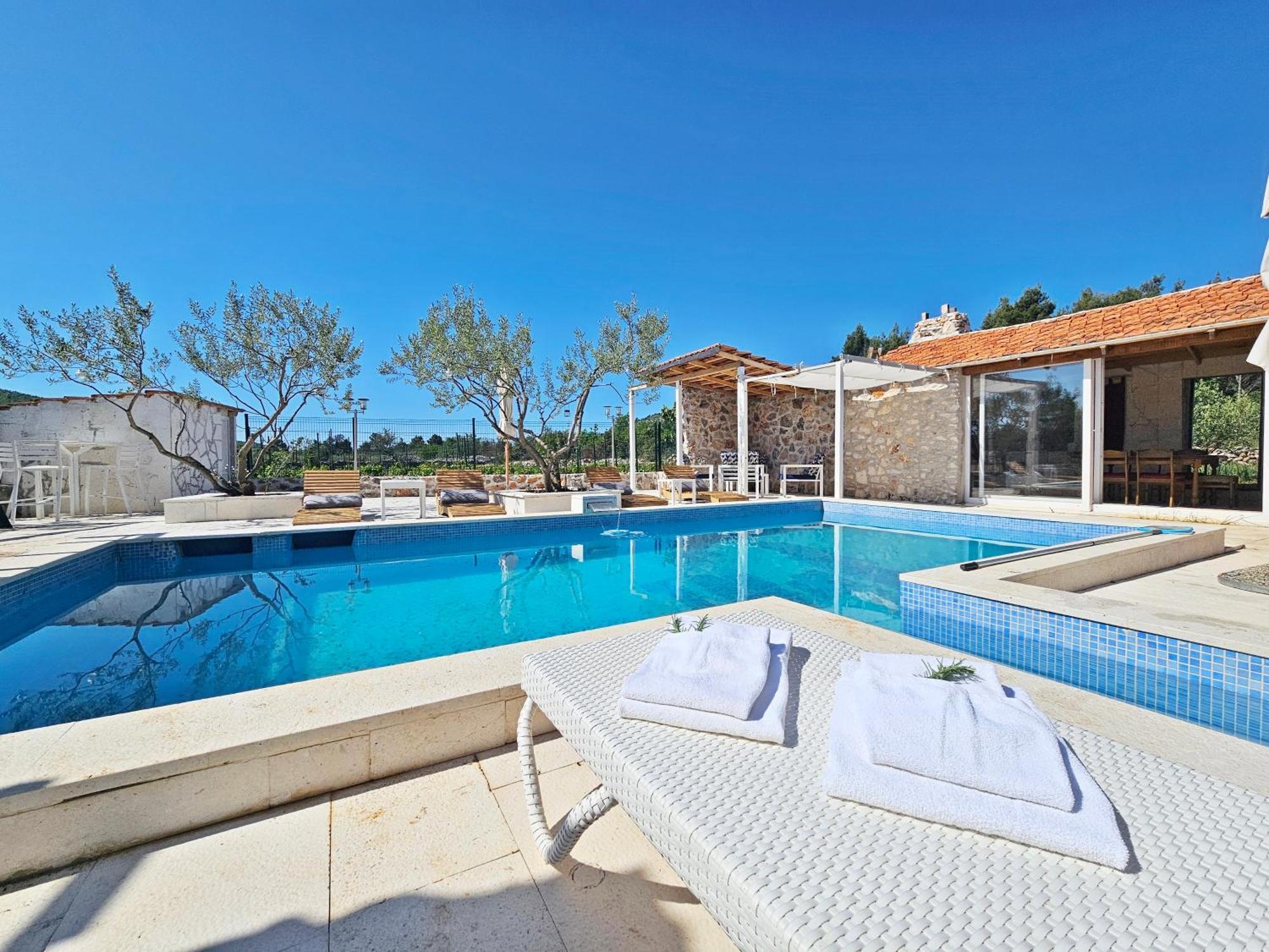 Flamingo - House With Private Pool Villa Gornji Seget Buitenkant foto