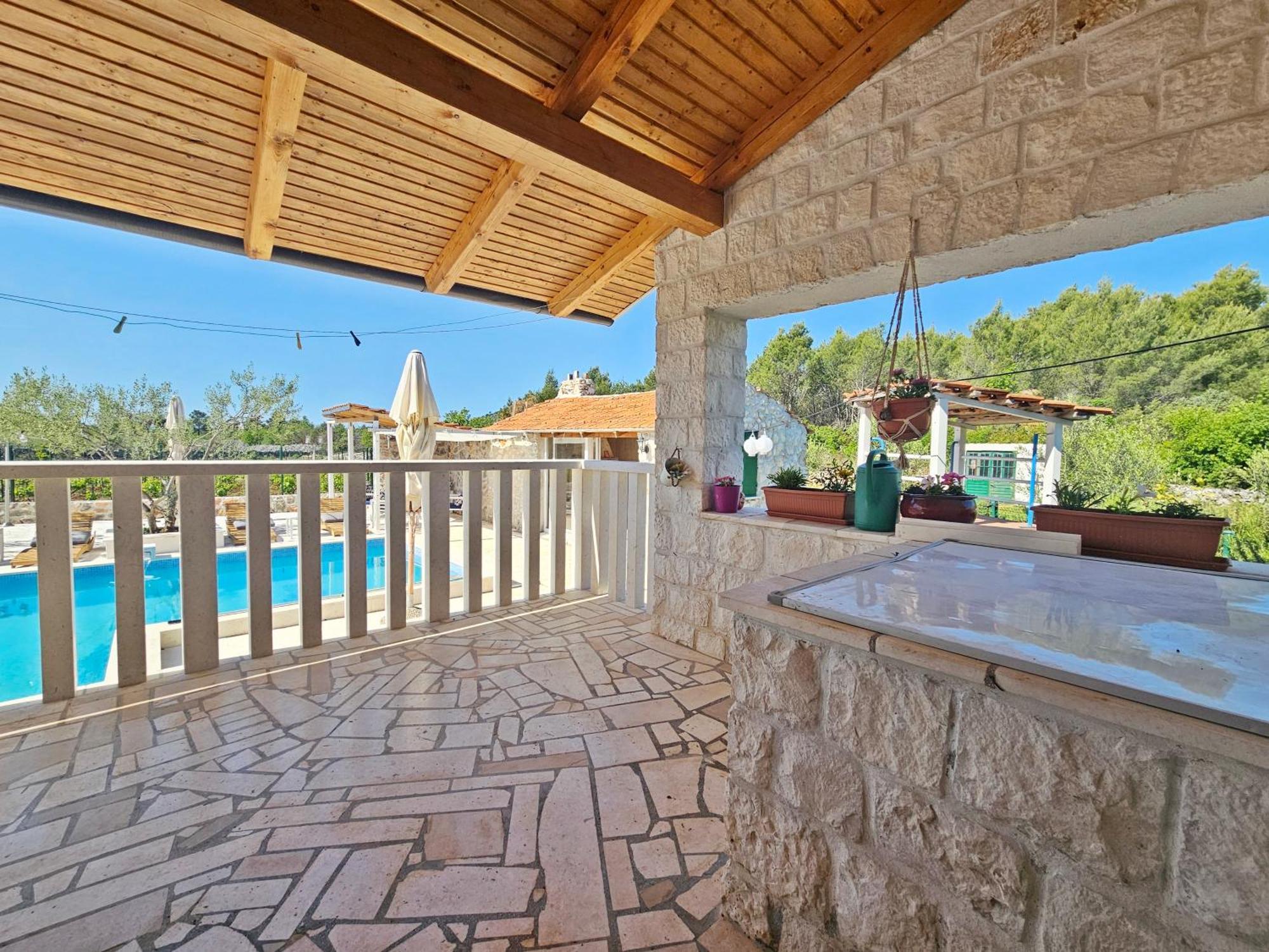 Flamingo - House With Private Pool Villa Gornji Seget Buitenkant foto